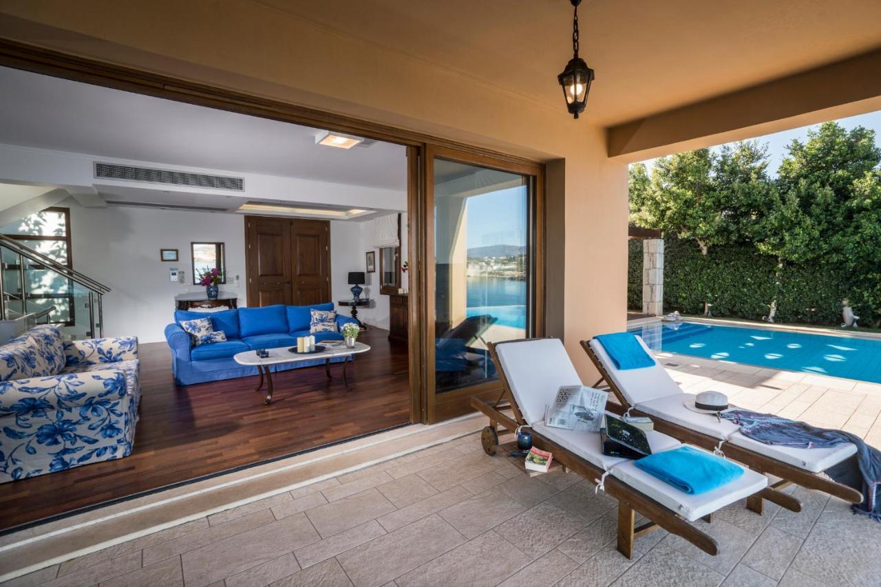 Sk Place Luxury Seafront Villas Chania Almirida Exteriör bild