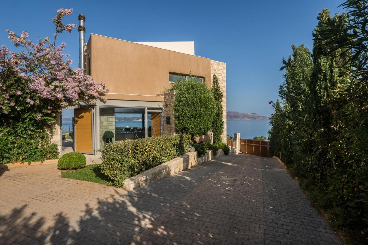 Sk Place Luxury Seafront Villas Chania Almirida Exteriör bild