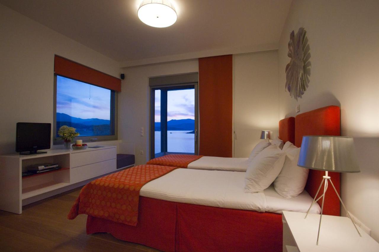Sk Place Luxury Seafront Villas Chania Almirida Exteriör bild