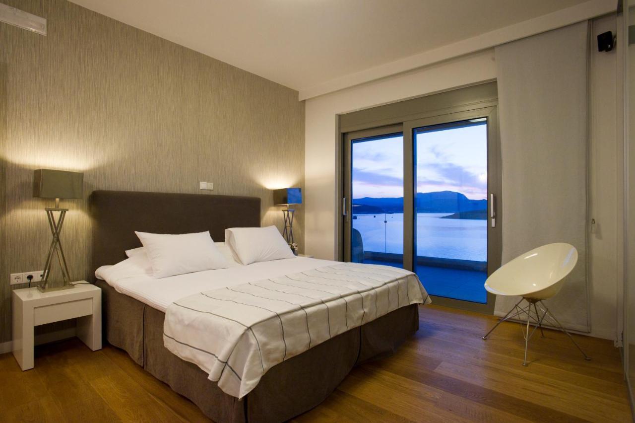 Sk Place Luxury Seafront Villas Chania Almirida Exteriör bild