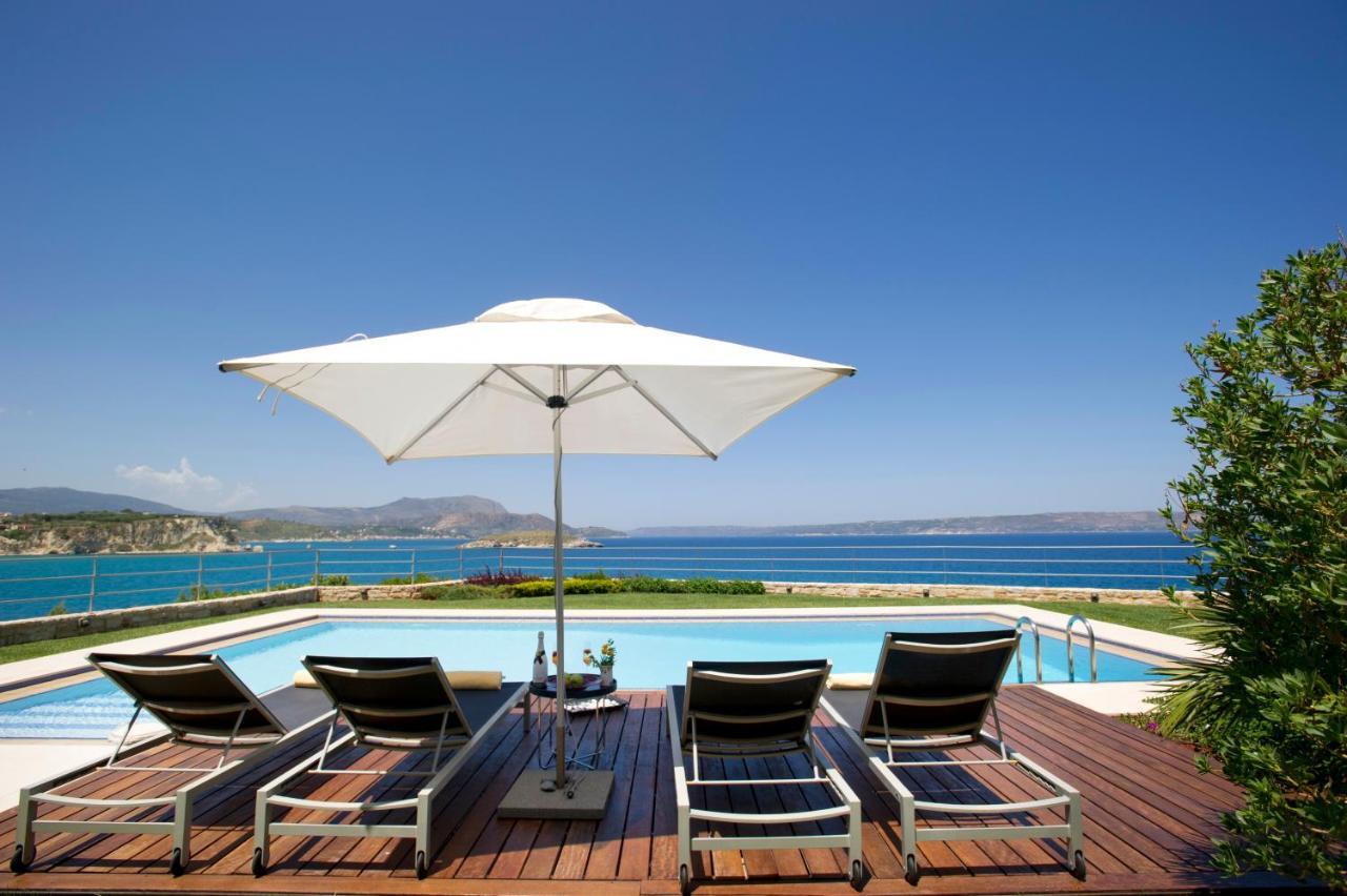 Sk Place Luxury Seafront Villas Chania Almirida Exteriör bild