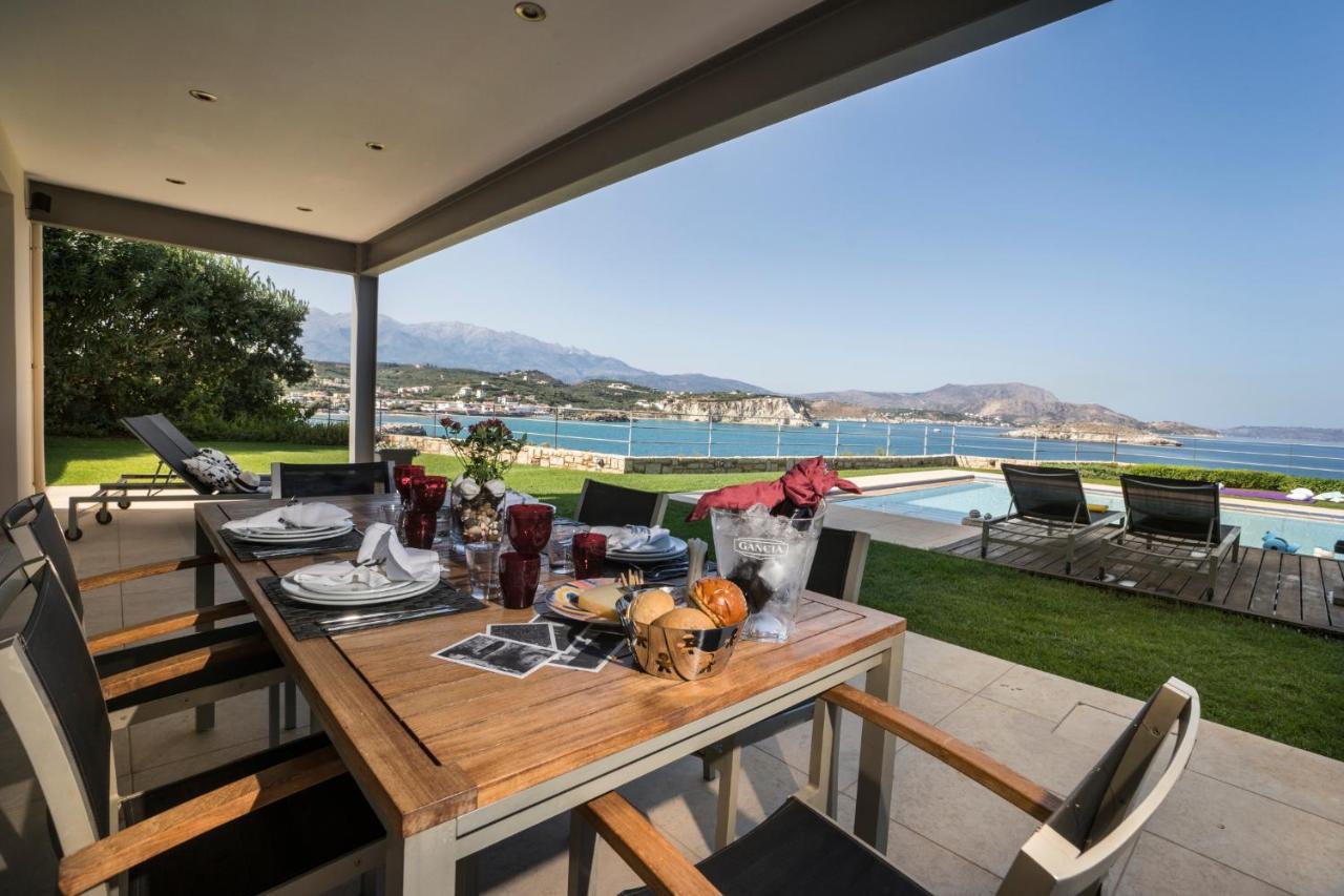 Sk Place Luxury Seafront Villas Chania Almirida Exteriör bild