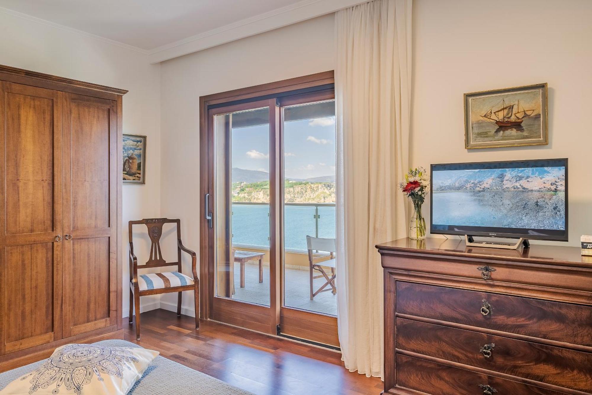 Sk Place Luxury Seafront Villas Chania Almirida Exteriör bild