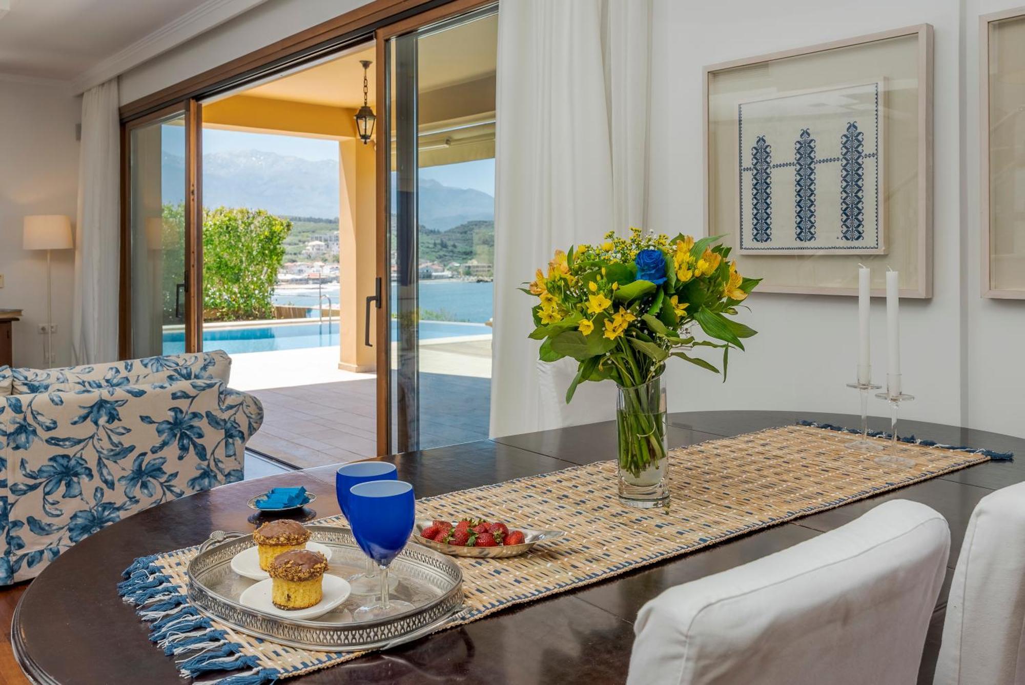Sk Place Luxury Seafront Villas Chania Almirida Exteriör bild
