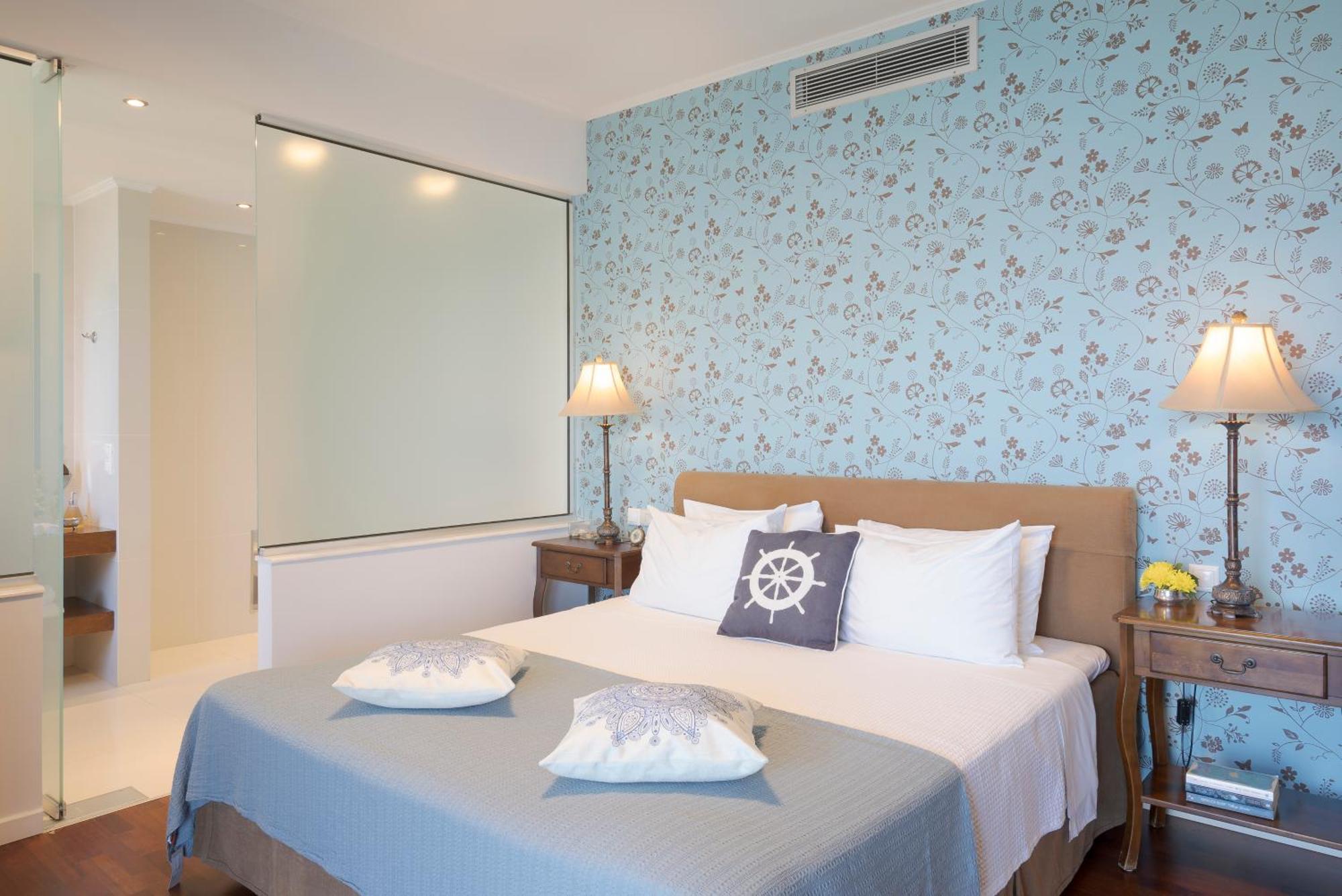 Sk Place Luxury Seafront Villas Chania Almirida Exteriör bild