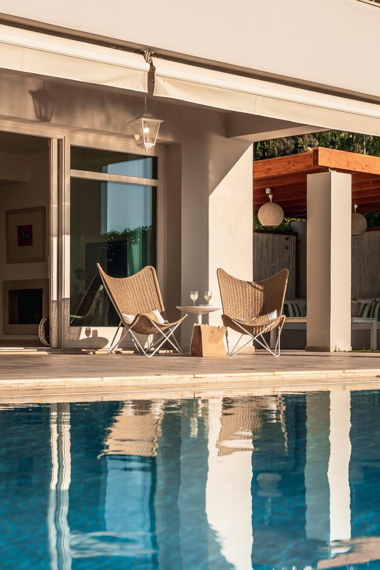 Sk Place Luxury Seafront Villas Chania Almirida Exteriör bild