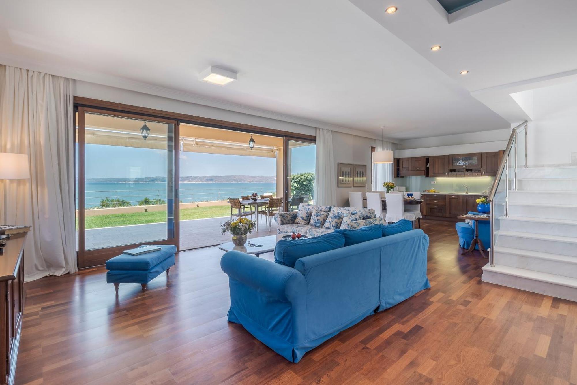 Sk Place Luxury Seafront Villas Chania Almirida Exteriör bild