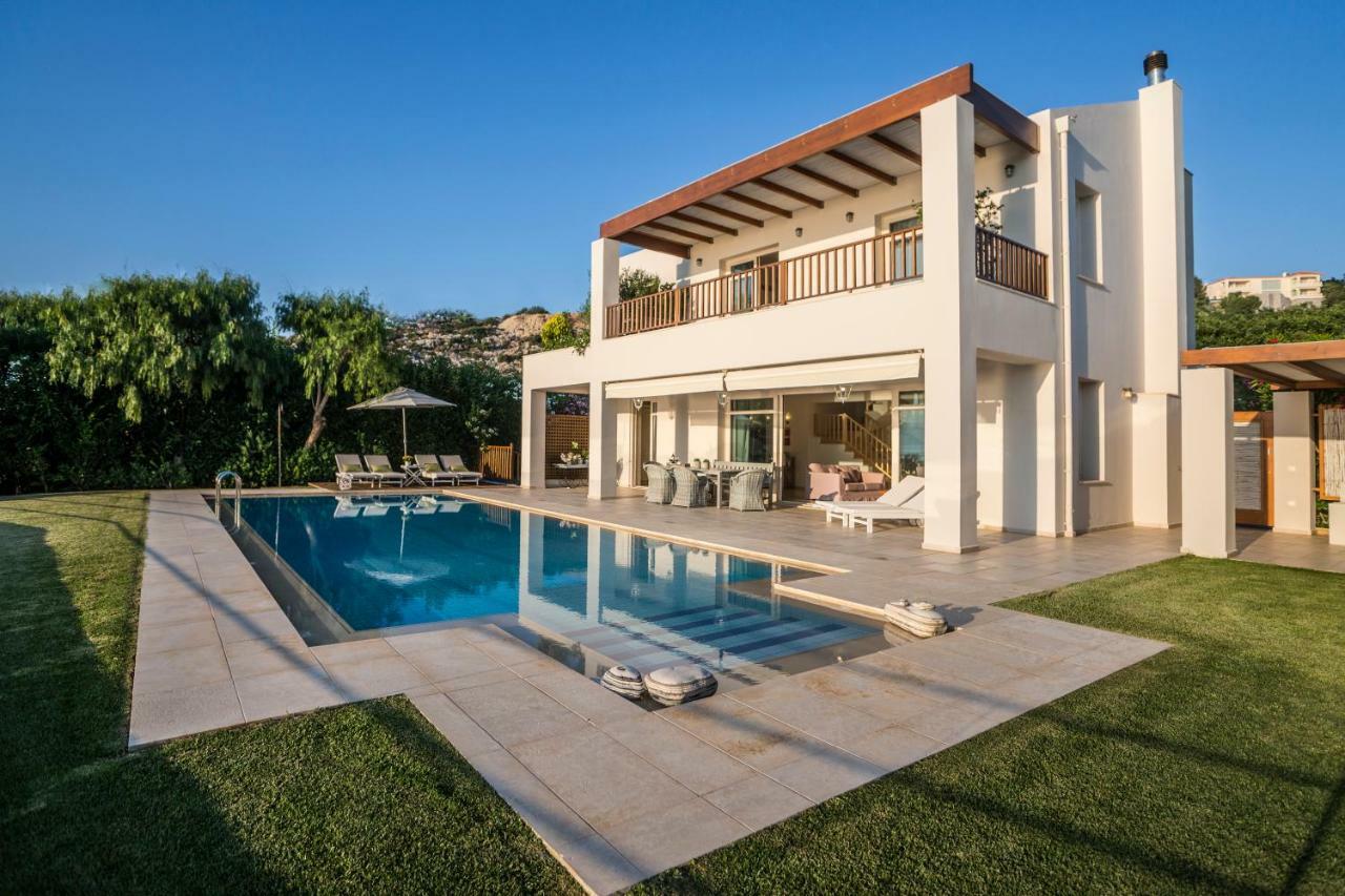 Sk Place Luxury Seafront Villas Chania Almirida Exteriör bild