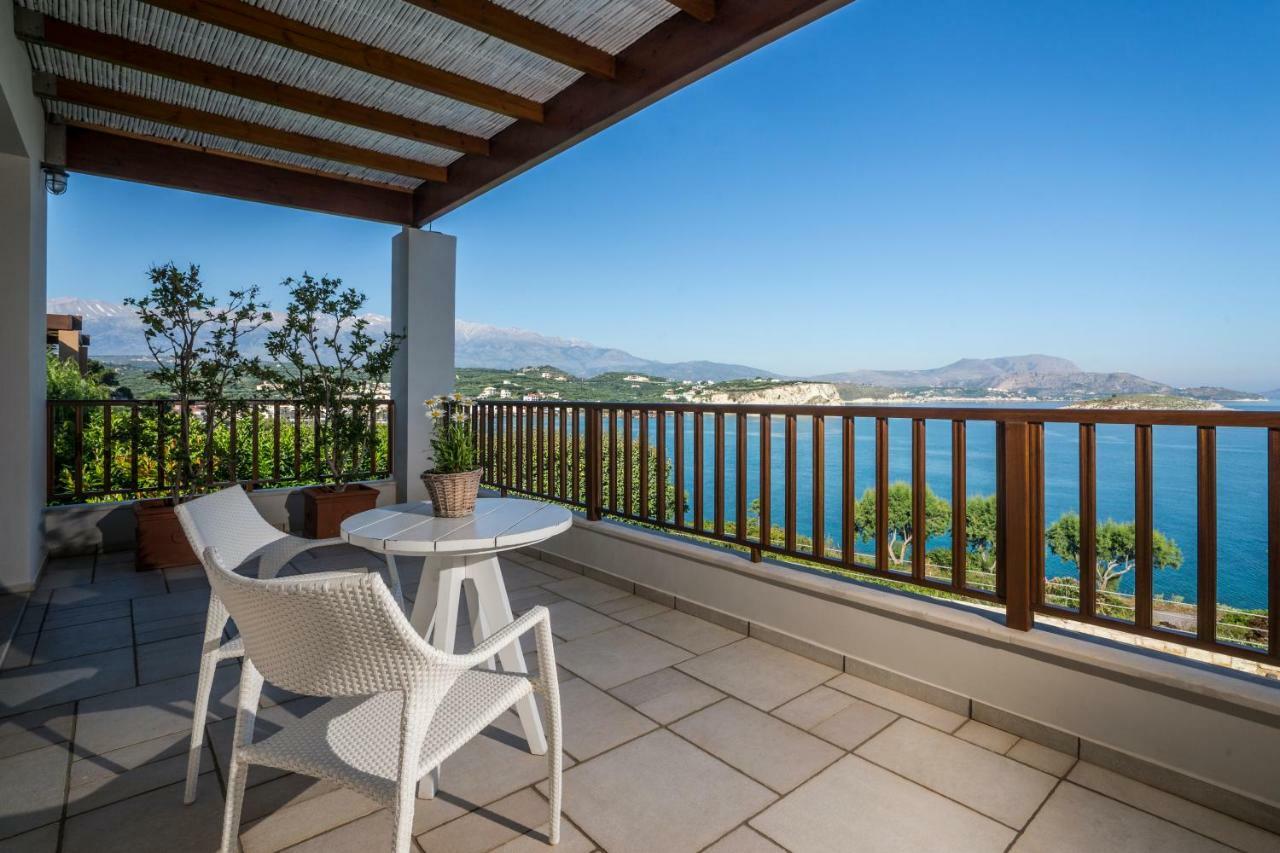 Sk Place Luxury Seafront Villas Chania Almirida Exteriör bild